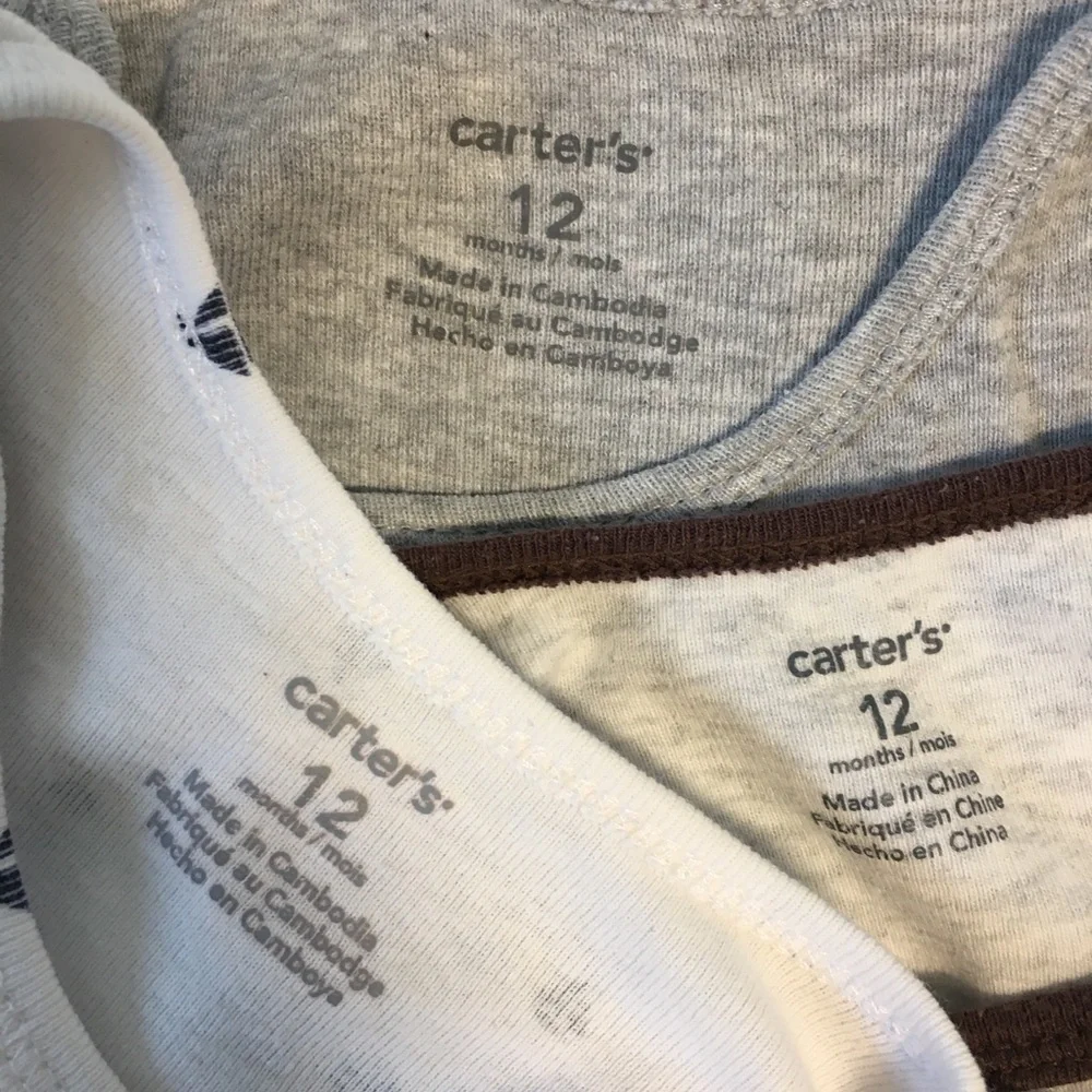 Carter's baby boy bundle 3-pcs Overalls Jumpsuits
